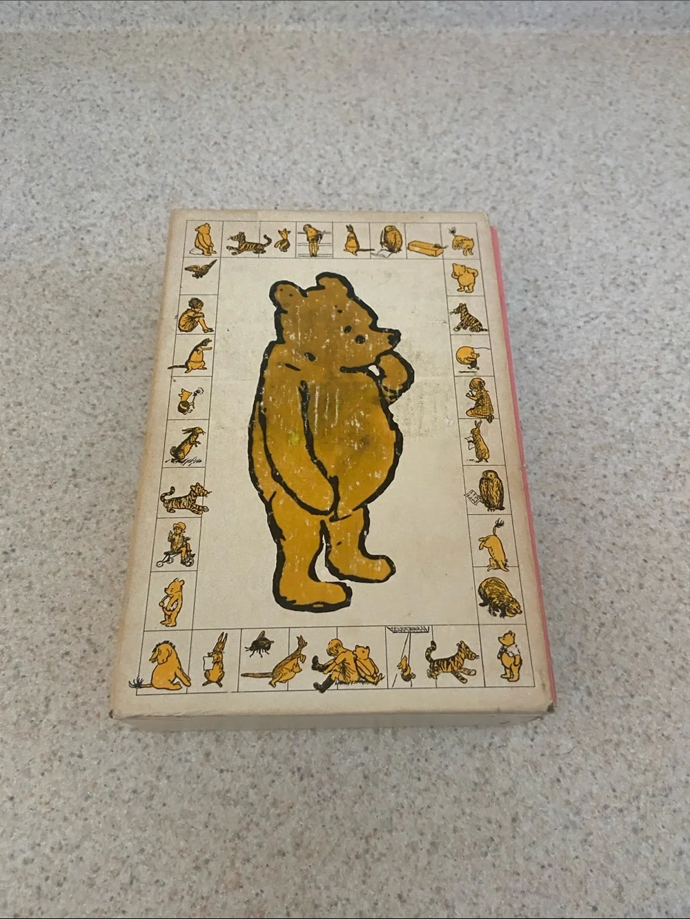 Vintage 1970s Winnie the Pooh A.A. Milne 4 Book Box Set